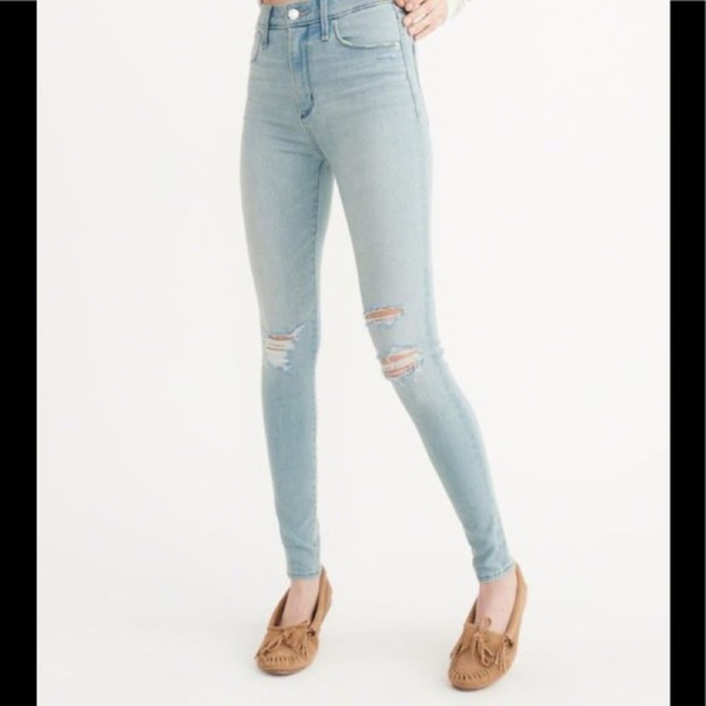 Abercrombie High Rise Skinny Jeans